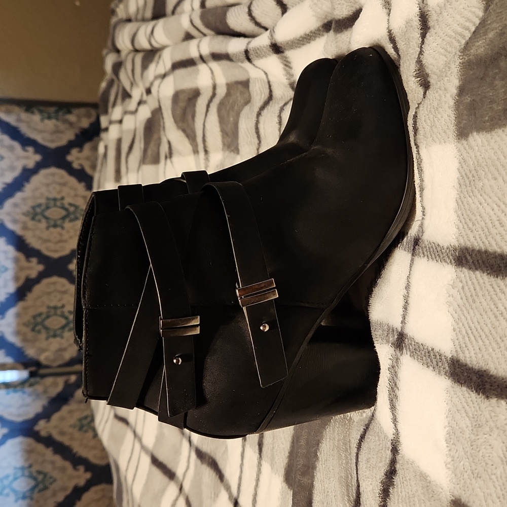 Black Booties Size 8